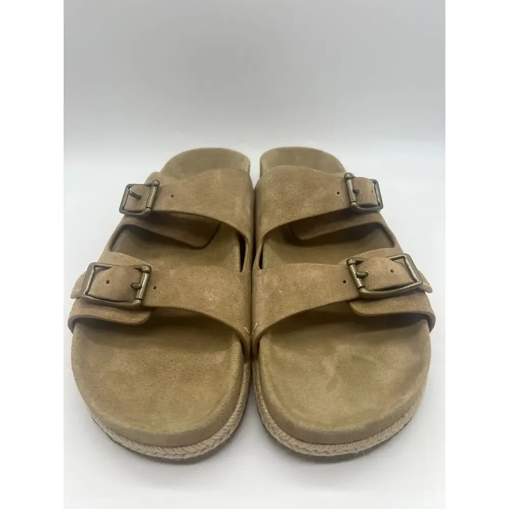 Polo Ralph Lauren Turbach Sandals Beige Suede Men Size 12D New